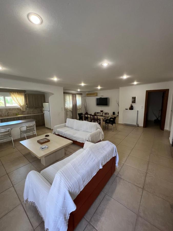 Apartment In Salamina With Garden & Sea View Selinia Exterior foto