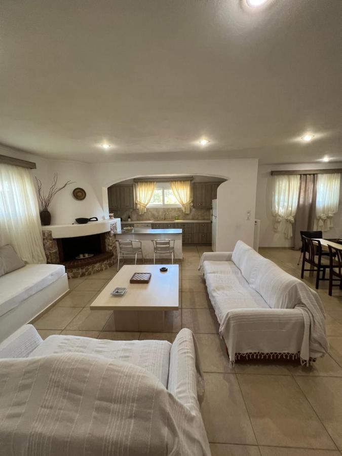 Apartment In Salamina With Garden & Sea View Selinia Exterior foto